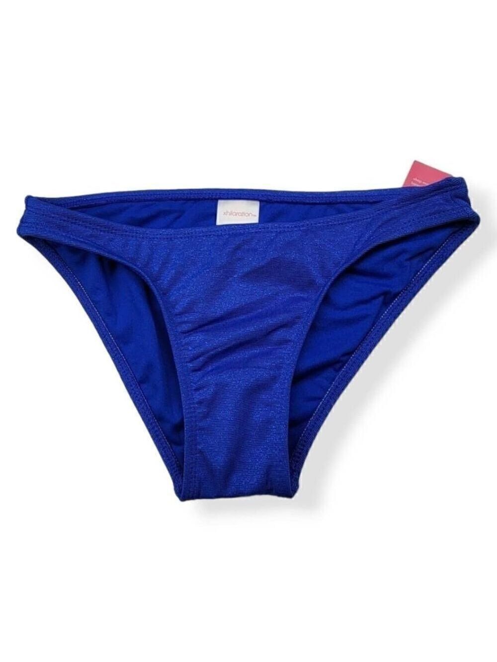 Xhilaration Blue Glitter Cheeky Bikini Bottom Small Jrs. 0-2